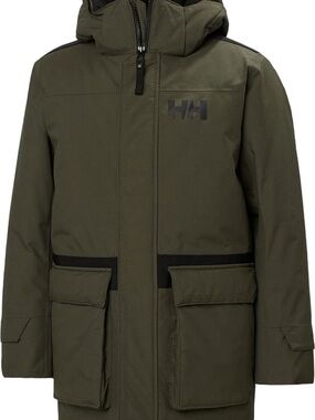 Helly Hansen Kids' Oliver Green Insulated Parka Jacket Youth 10